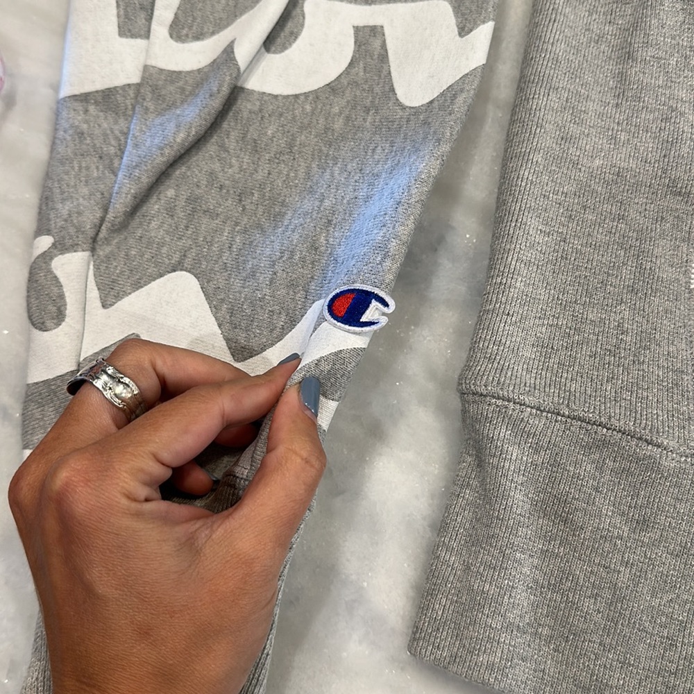 Champion Reverse Weave All Over Pattern Pullover - image 8